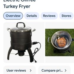 Butterball Electric Oil-Free Turkey Fryer For Sale Or Trade