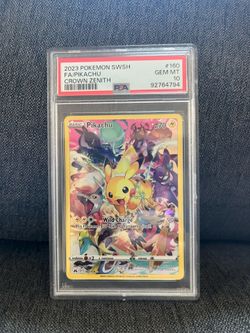 PSA 10 Pikachu Crown Zenith