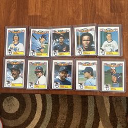 1984 Topps Commemorative 22 Card Set Of 1983 Allstar Game