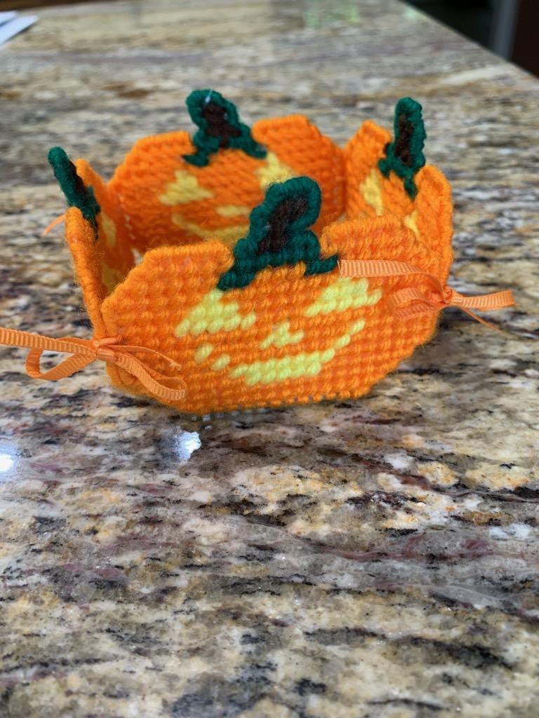 Handmade Halloween treat baskets!
