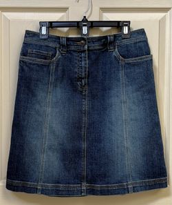 Talbots Denim Skirt 12