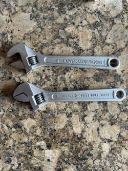 Crescent Wrench 8 Inches Both For $20