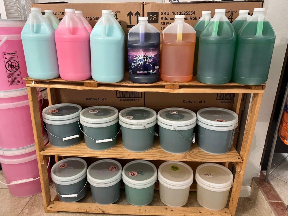 Detergents & Softeners Available