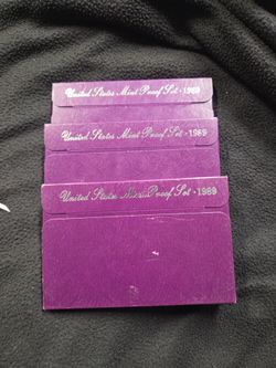 1989 United States Mint Proof Set – Lot of 3
