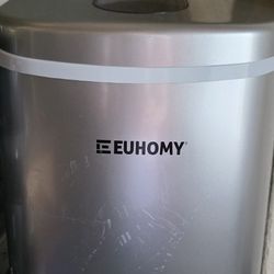 EUHOMY Silver Portable Ice Maker