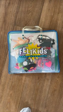 Felt Kids 3 Felt Boards, Lots Of Play Pieces, Carry Case