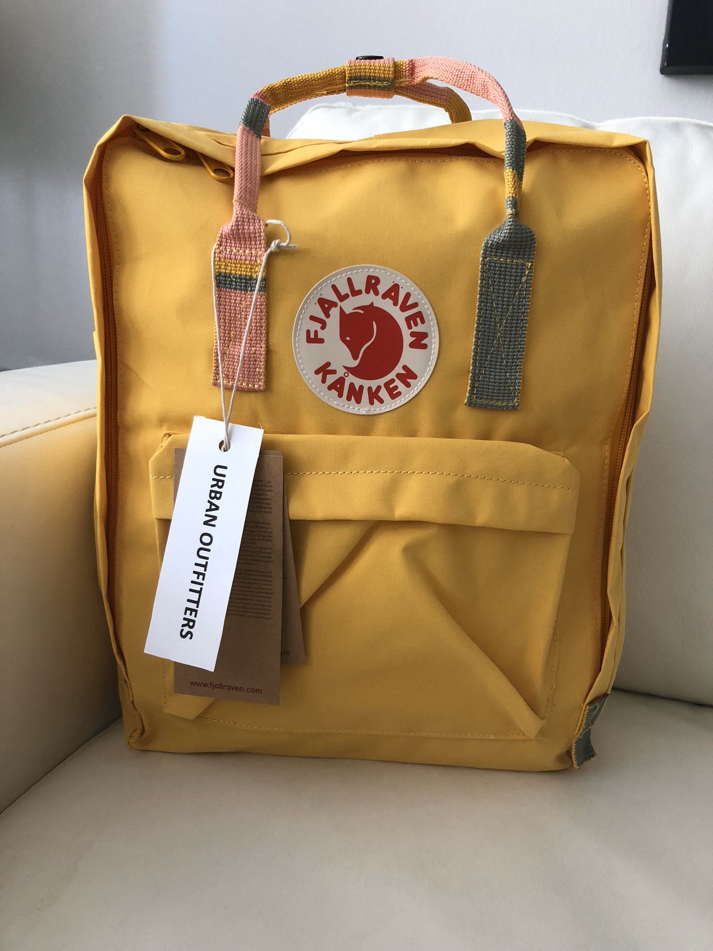 Fjallraven kanken Backpack yellow classic