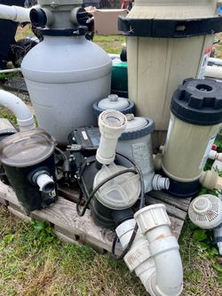 Swimming Pool Pump & Filter System – Ready to Use – Great Condition