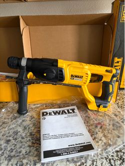 DEWALT 20V MAX Cordless Brushless 1 in. SDS Plus D-Handle Concrete and Masonry Rotary Hammer (Tool Only)