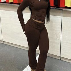 Women’s Fold Over Flared Leggings