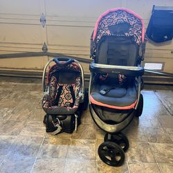 Babytrend Stroller Set With Car Seat And Base