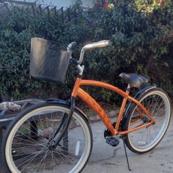 Mens beach cruiser bicycle 