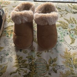 Girls Brown Fury Boots