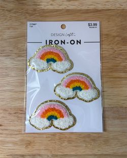 NEW - Rainbow Iron-On Patches