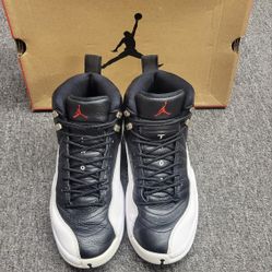 Nike Air Jordan 12 Retro Size 9.5 Black Varsity Red White “Playoff” CT8013 006
