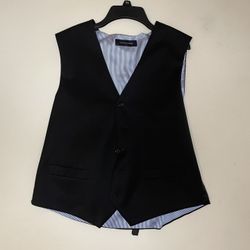 black Tommy Hilfiger vest mens