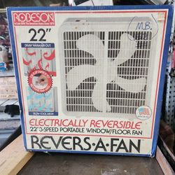 NEW ROBESON VINTAGE REVERSABLE FAN