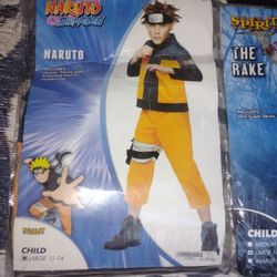 Brand New NARUTO Halloween Costume Childs  Large 12-14