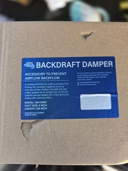Atom Nexus Backdraft Damper NEW