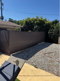 100 foot chain-link fence with post
