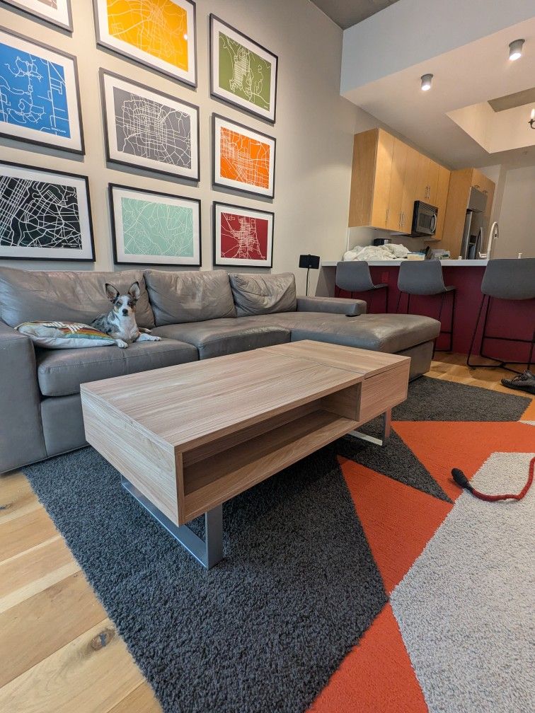 Modern Coffee Table With Storage