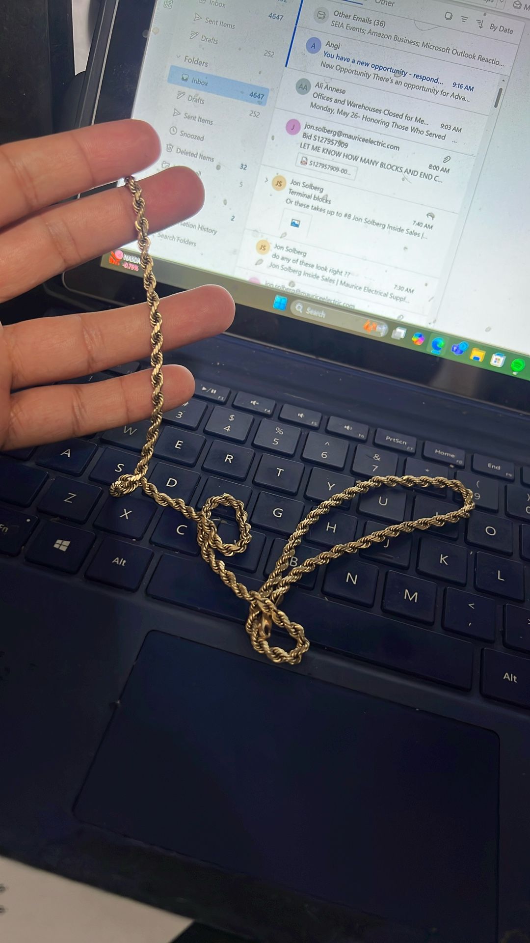 10 Karat  Gold Chain