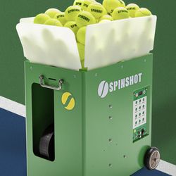 Spinshot Player Tennis Ball Machine – Portable Automatic Tennis Ball Launcher