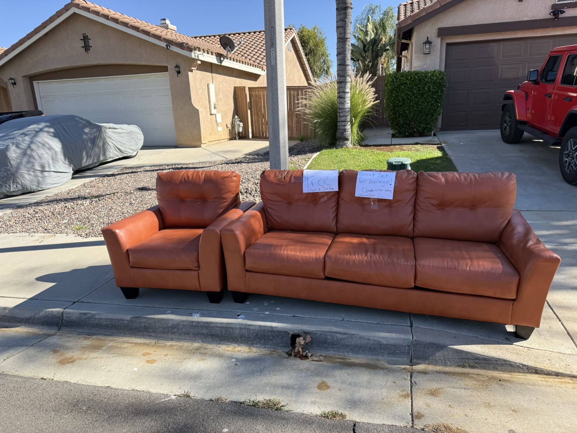 Curb Alert - Free Sofa And Chair
