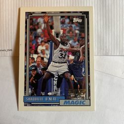 1992-93topps Shaquille O Neil Rookie Card#362xshape!
