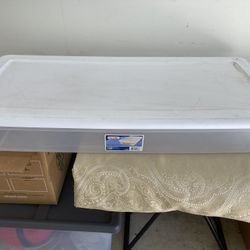 Sterilite Under Storage Bed Or Gift Wrapping Tub
