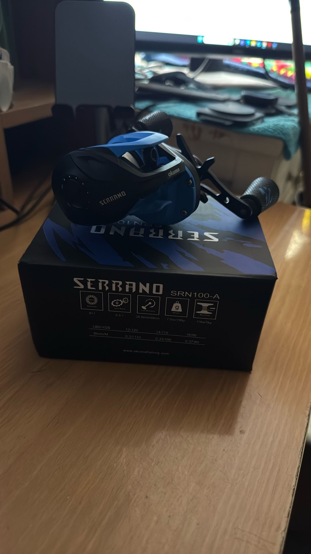 Okuma Serrano 100 Casting Reel Used