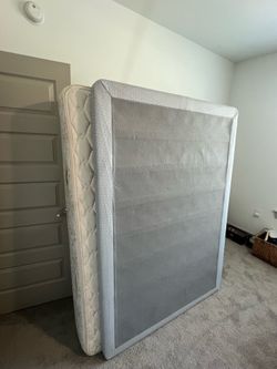 Full mattress with box spring for sale