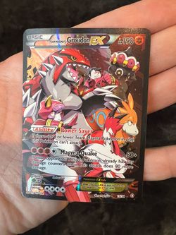 Team Magma Groudon NM Pokemon Single