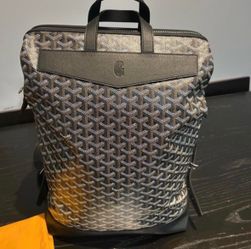 Black goyard backpack