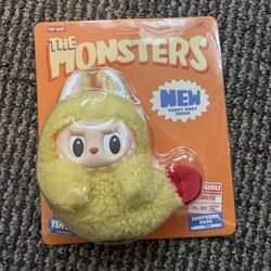 Genuine PopMart Labubu, Wacky Monster Shrimp Earphone Case 