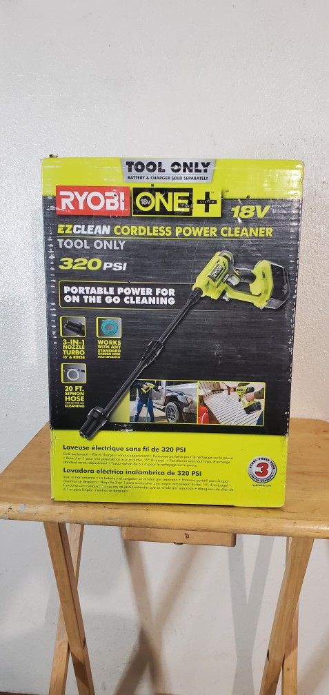 RYOBI ONE+ HP 18V Brushless EZClean 600 PSI 0.7 GPM Cordless Cold Water Power Cleaner (Tool Only)