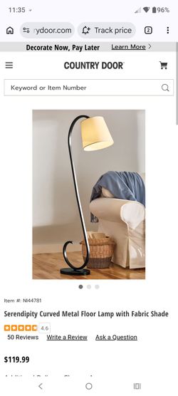 Metal Floor Lamp from Country Door - Serendipity