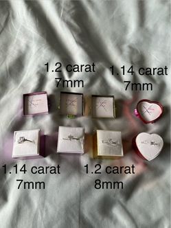 Cubic zirconia CZ Diamond engagement rings