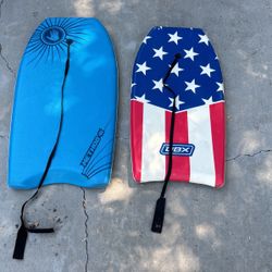 2 Boogie Boards. Beach. Fun in The Sun.  Surf. Waves. Water Sports. 