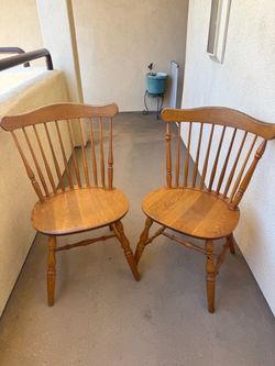 Solid Wood Dining chairs set of 2