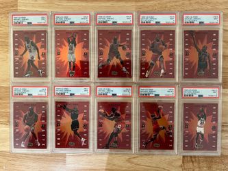 Michael Jordan ionix psa8-10 mj1-10 complete