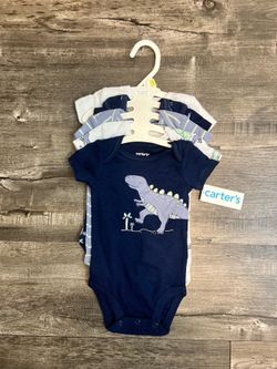 SET OF 5 ONESIES- NEW!
