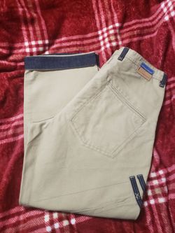 Y2K, Vintage, Rocawear Khaki Pants with Denim Trim