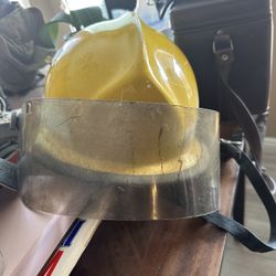 Vintage CARINS S BROS  Firefighter Helmet