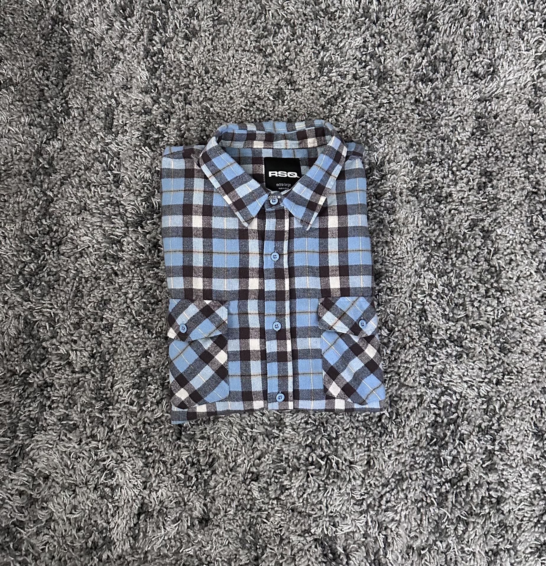 Men’s Plaid Long Sleeve Shirt
