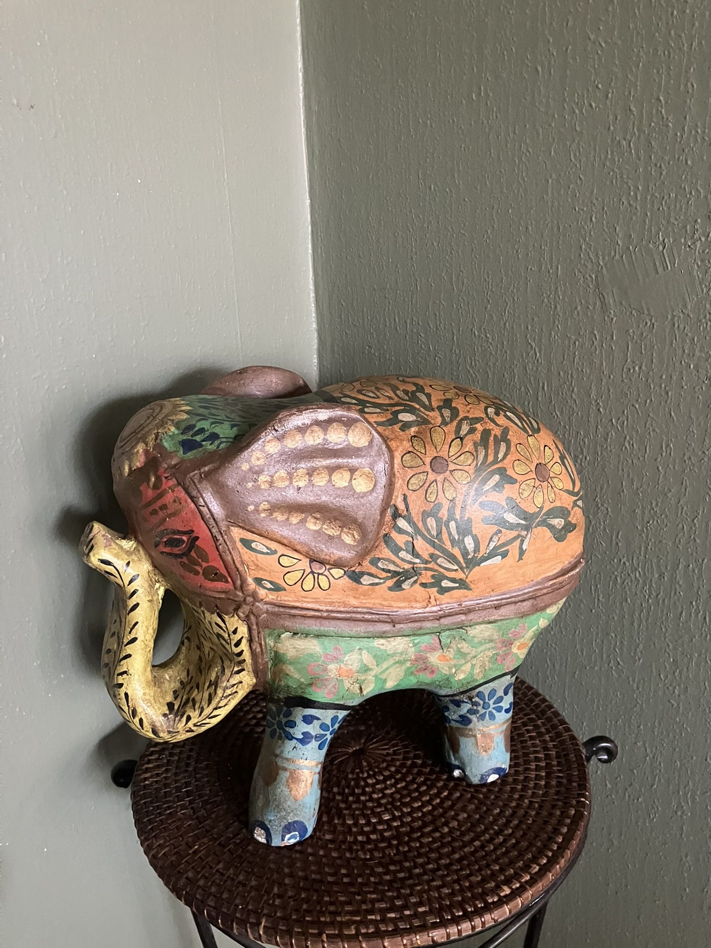 Folk Art Elephant