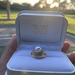 Vintage Pearl Ring Size 8 