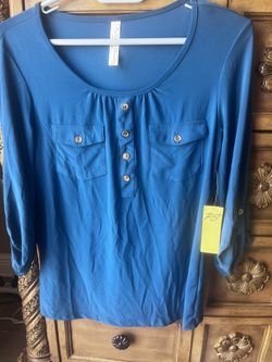 Blue Blouse Size Small 