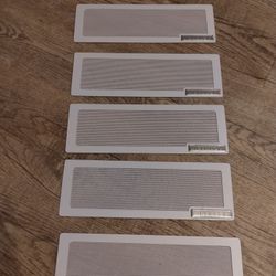 White Floor Register Vent Screen Cover 4"x12"