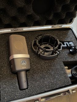 AKG C214 condenser microphone